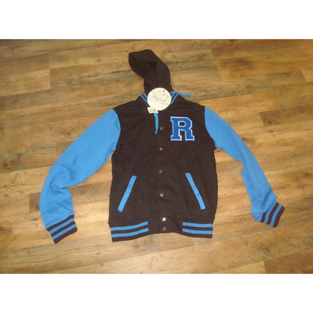 Harry Potter Ravenclaw Logo Lightweight Varsity Jacket Button Up Men's Size SM